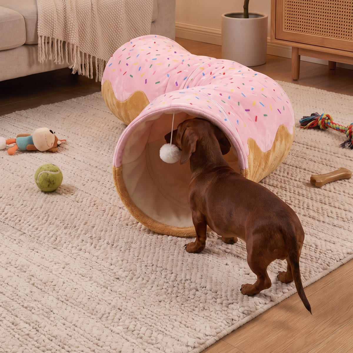 RevanzerPup™ | Donut Tunnel Bed