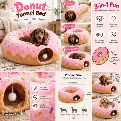RevanzerPup™ | Donut Tunnel Bed