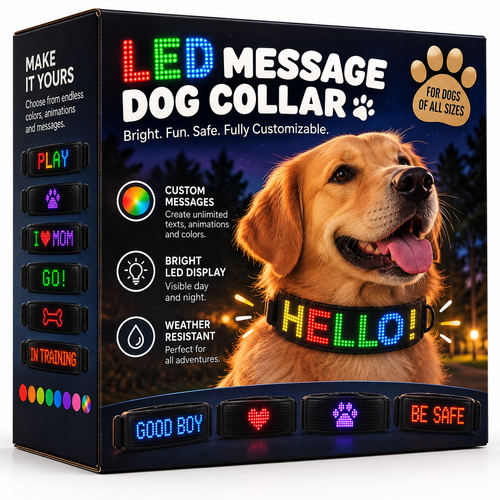 Revanzer Pup™ GlowTalk LED Collar