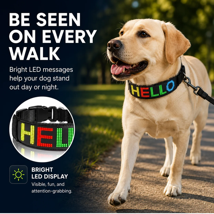 Revanzer Pup™ GlowTalk LED Collar