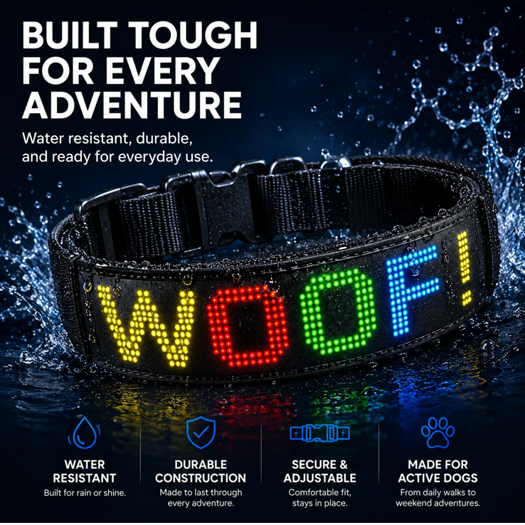 Revanzer Pup™ GlowTalk LED Collar